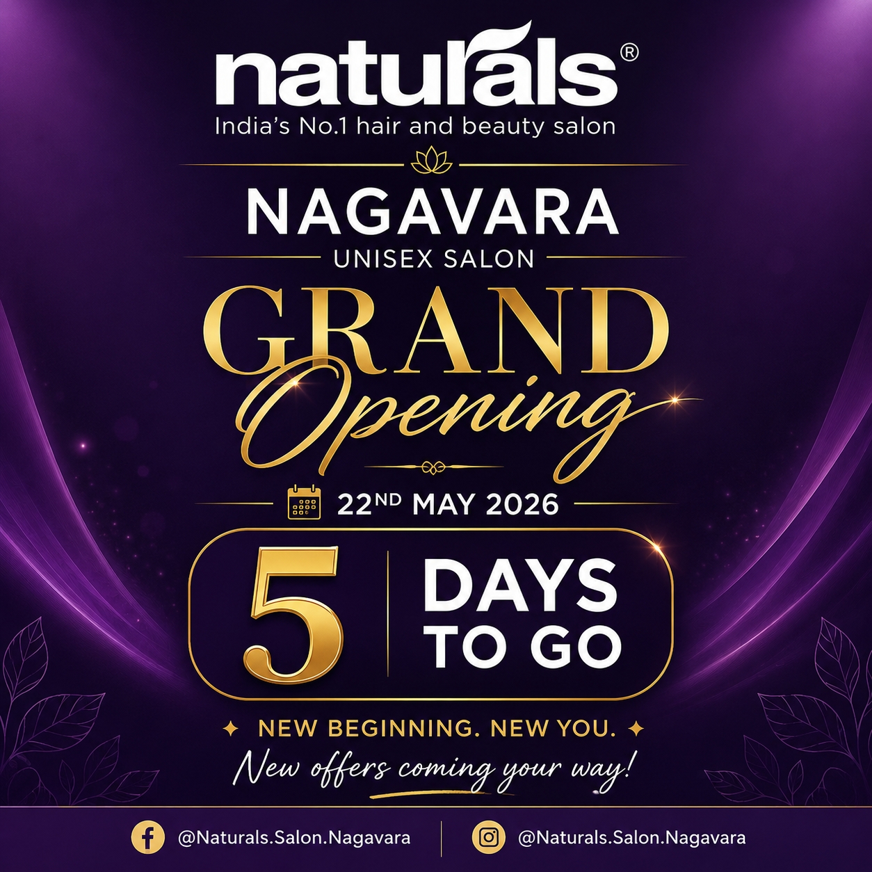 We’ve Moved! Say Hello to Naturals Nagavara 👋