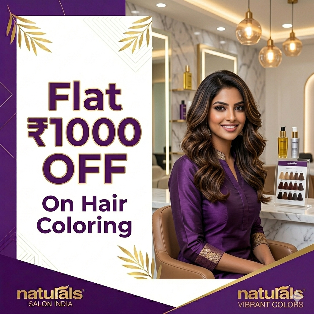 Flat ₹1000 Off on Hair Coloring