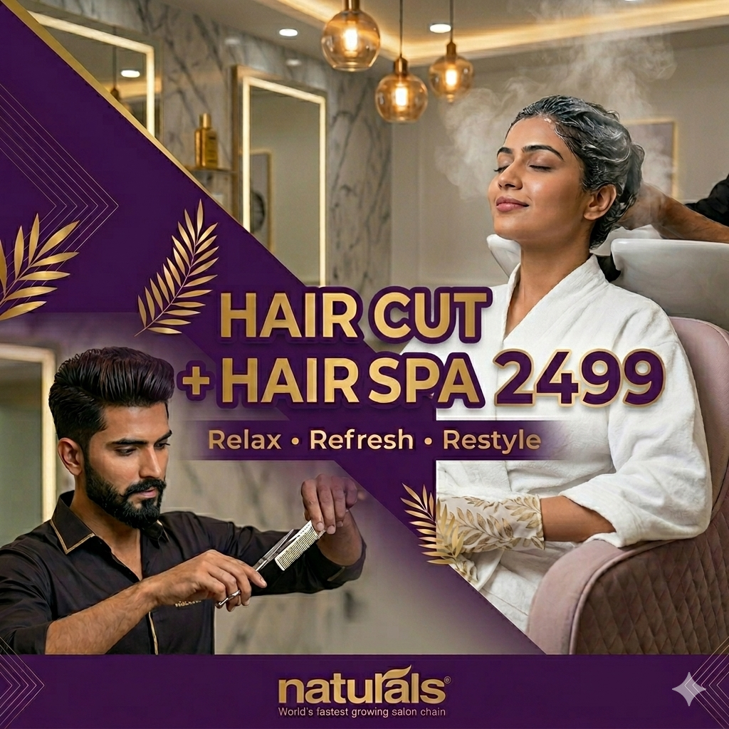 Hair Spa and Haircut Combo at ₹2499
