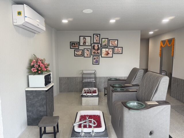 Ayyappa Nagar Salon Interior — Elegant beauty salon ambiance