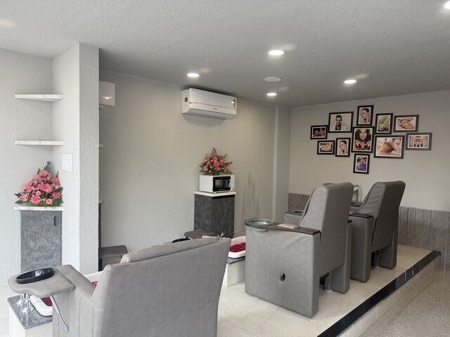 Ayyappa Nagar Salon Interior — Elegant beauty salon ambiance